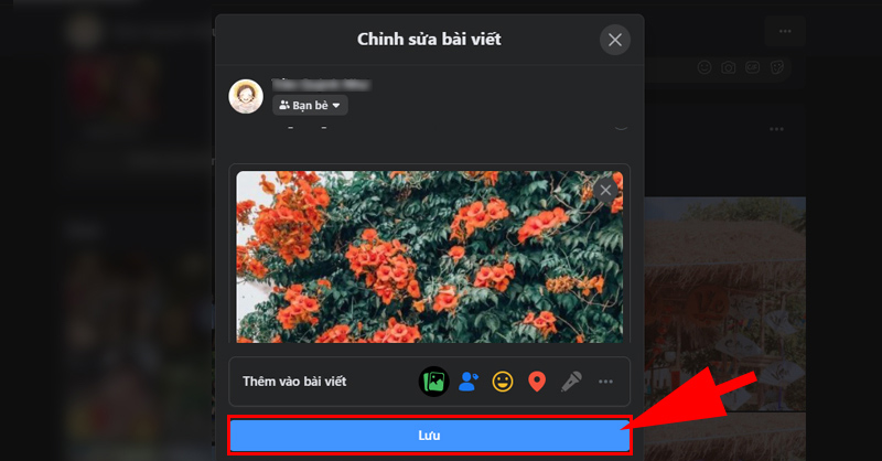 Sau khi kiểm tra lại nội dung, nhấn Lưu để hoàn tất cập nhật