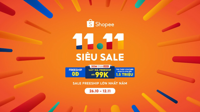 Chương trình sale ngày đôi hàng tháng trên Shopee