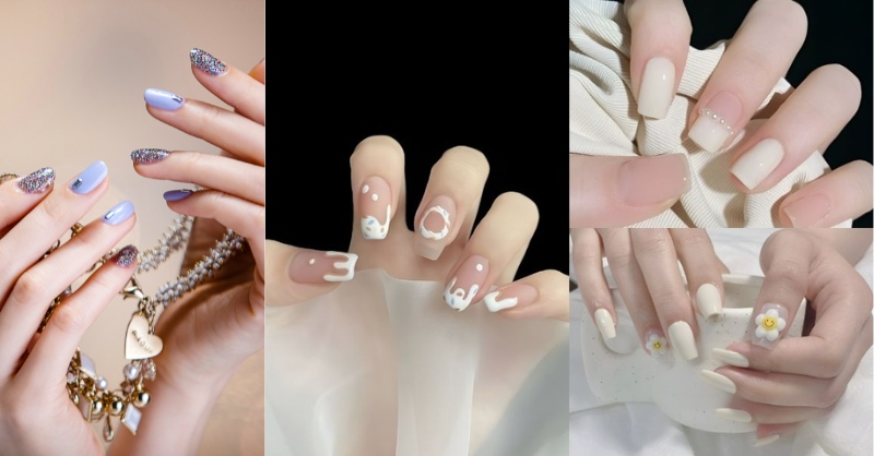 Mẫu nail đơn giản