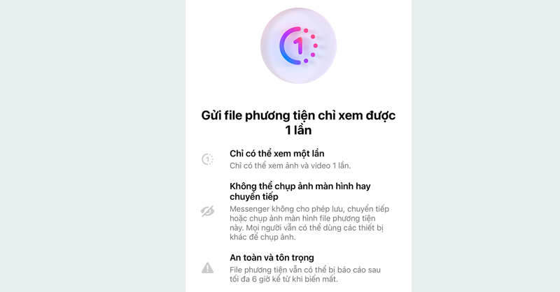 Tính năng chỉ xem 1 lần trên Messenger giúp cuộc trò chuyện tiện lợi hơn