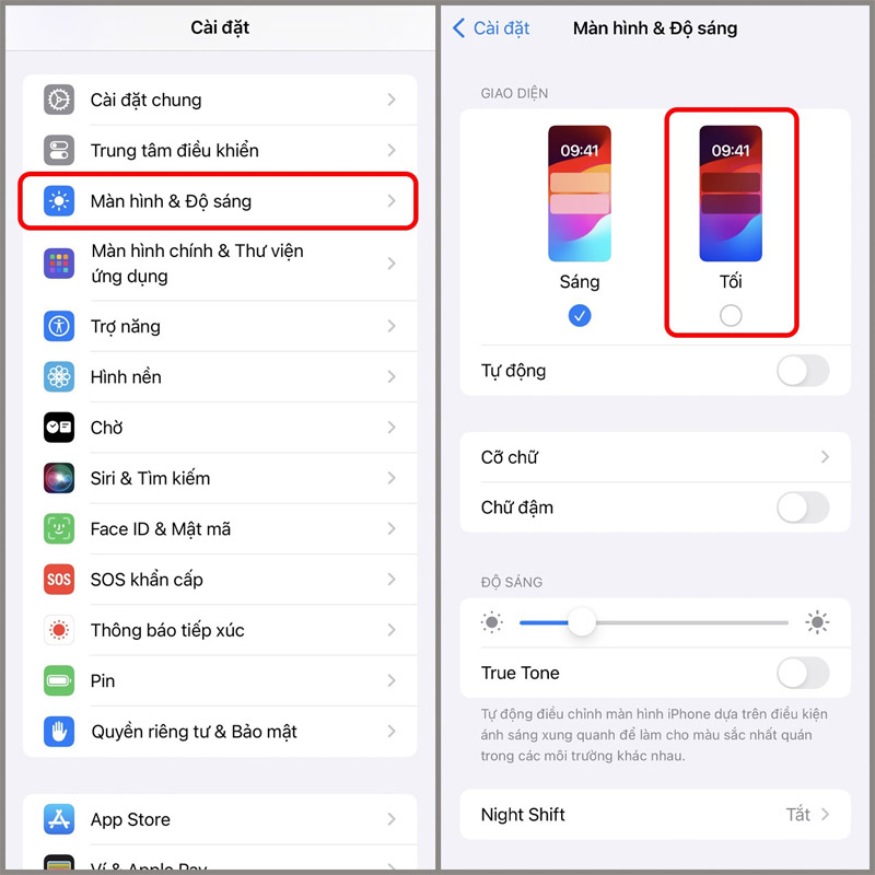 Các bước bật Dark Mode cho Threads trên điện thoại iPhone