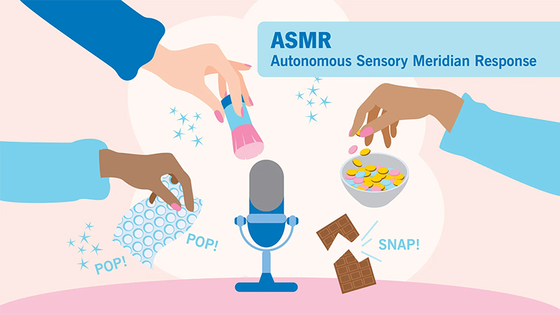 ASMR là viết tắt của cụm từ Autonomous Sensory Meridian Response