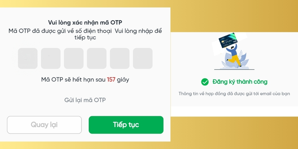 Xác minh Mã OTP điện thoại trên ứng dụng VPBank NEO