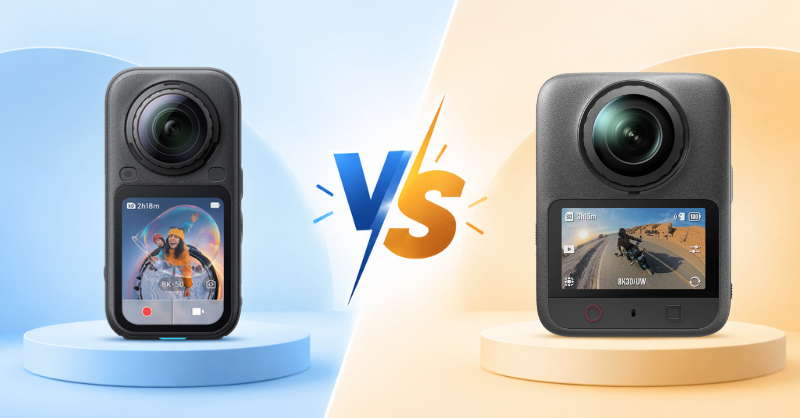 So sánh Insta360 X6 vs DJI Osmo 360 II