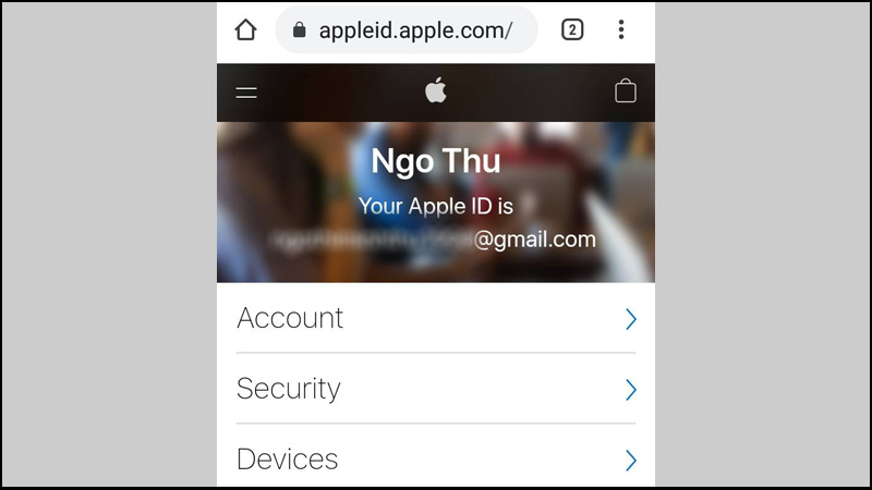 Hoàn tất tạo tài khoản iCloud trên điện thoại Android 