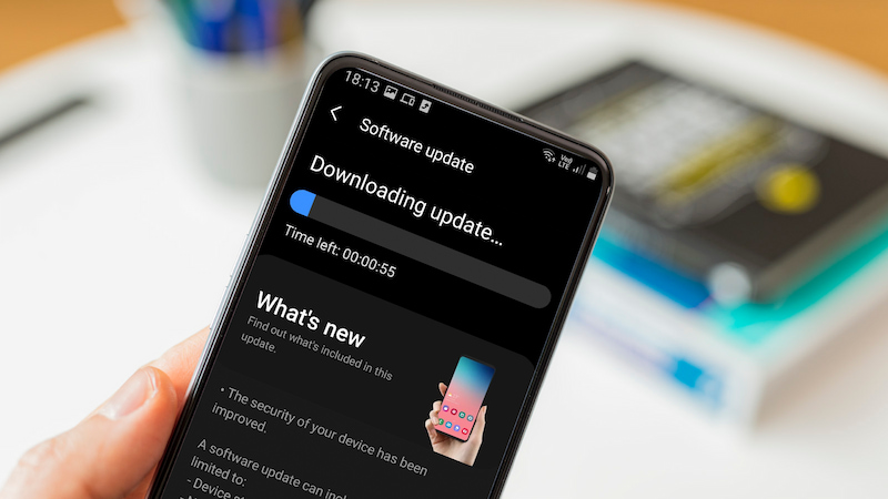 Cập nhật phần mềm điện thoại khi mạng 5G chậm chạp