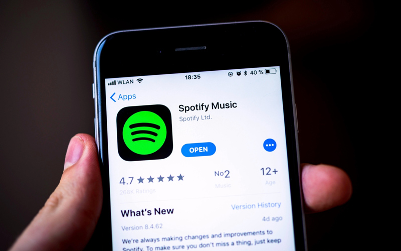 Cập nhật và mở Spotify Music và mở ứng dụng để xem Spotify Wrapped 2024