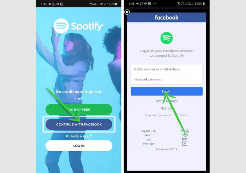 Đăng nhập tài khoản Spotify và bắt đầu trải nghiệm