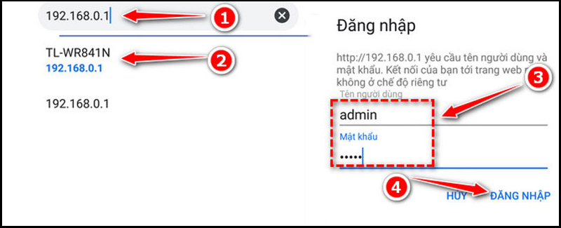 Truy cập vào Chrome và đăng nhập vào tài khoản WiFi