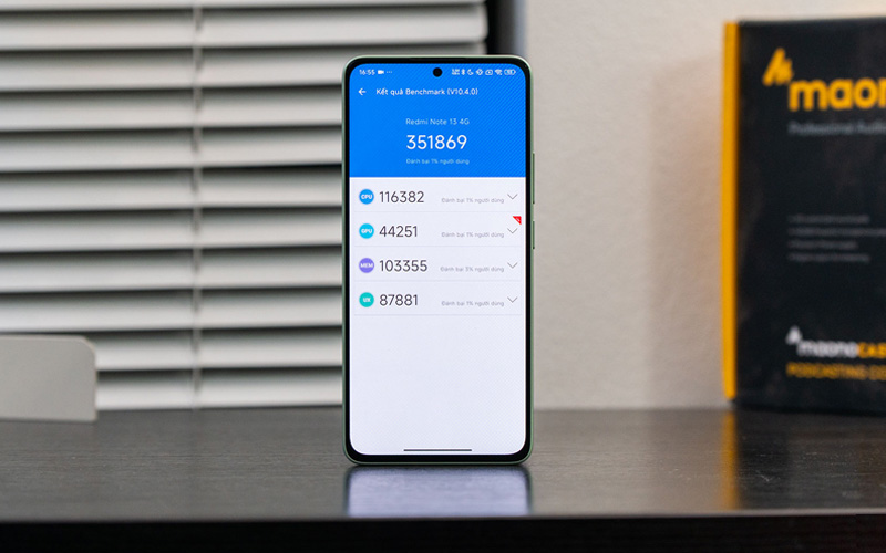 Redmi Note 13 đạt điểm AnTuTu Benchmark ấn tượng