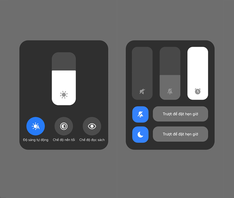 Xiaomi cho phép điều chỉnh độ sáng, âm thanh tại Control Center