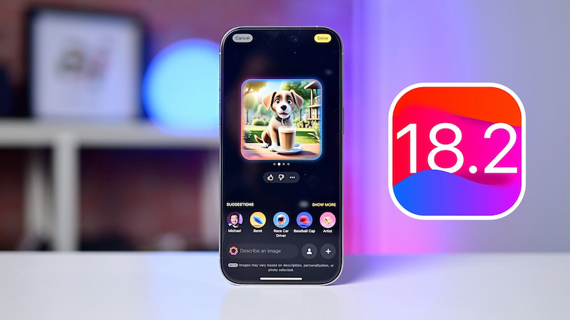 Image Playground chính thức có mặt trên iOS 18.2