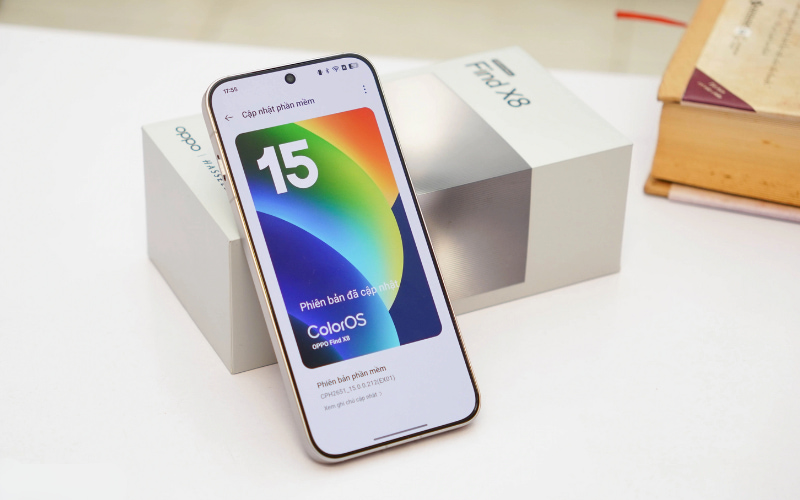 OPPO Find X8 hoạt động với ColorOS 15