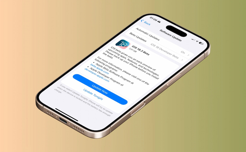 Phiên bản iOS 18.3 beta 1 ra mắt