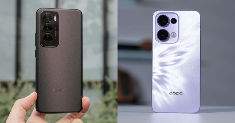 OPPO Reno13 và OPPO Reno12 có sự tương đồng về thiết kế