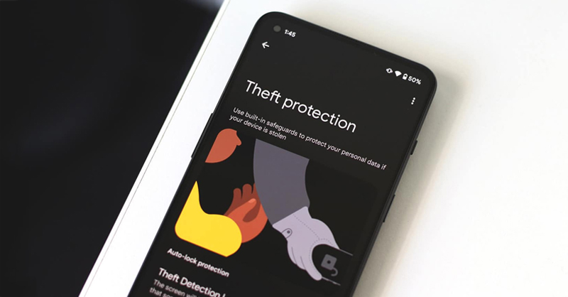 Theft Detection Lock có thể hoạt động trên các thiết bị chạy Android 10