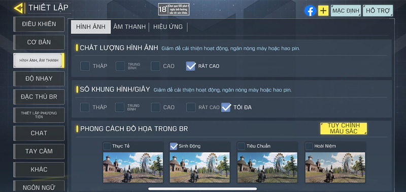 Thiết lập cấu hình PUBG Mobile phù hợp để có trải nghiệm mượt mà