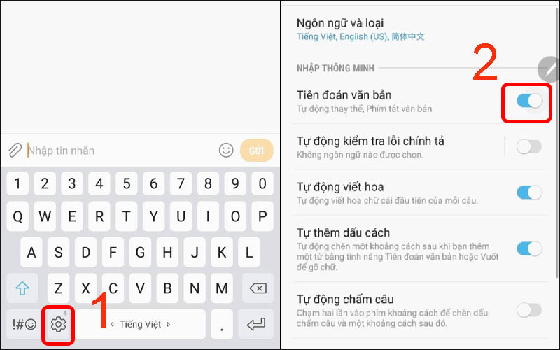 Tiên đoán từ trên điện thoại Android