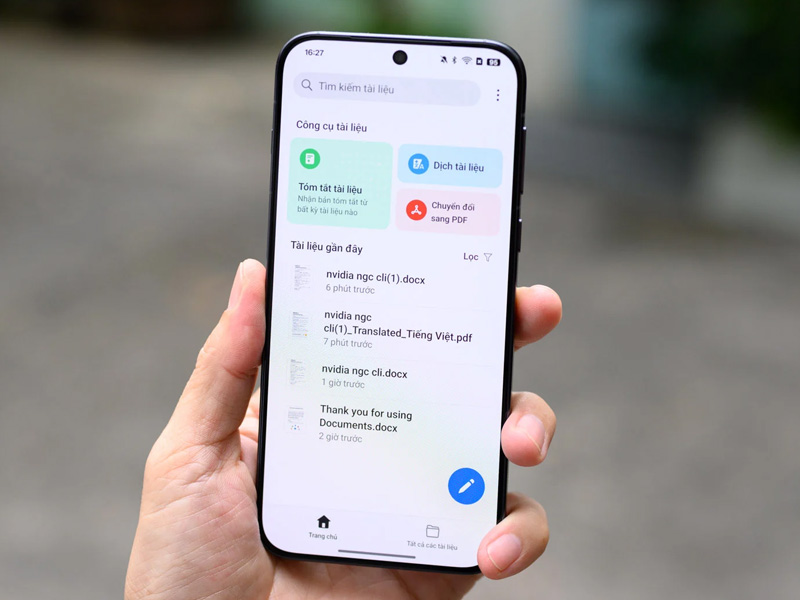 OPPO Find X8 được tích hợp sẵn ứng dụng Tài liệu 