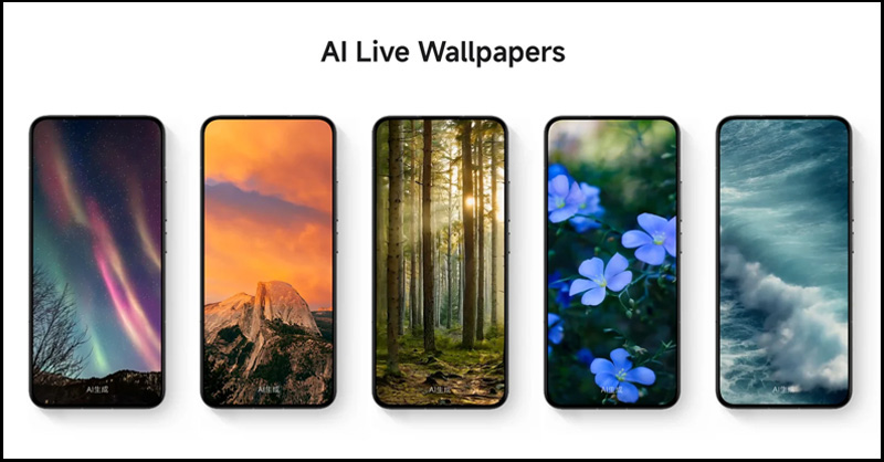 Xiaomi HyperAI biến đổi hình nền tĩnh thành ảnh 3D sinh động 
