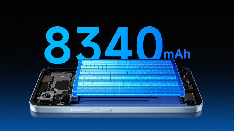 REDMI Note 17 Pro 5G sở hữu pin 8340mAh
