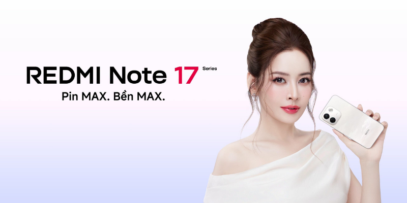 Xiaomi REDMI Note 17 Series ra mắt ngày 27/8