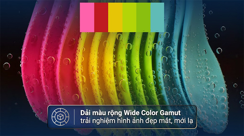 Công nghệ Wide Color Gamut trên tivi TCL