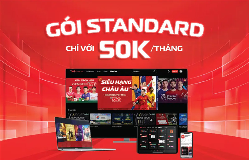 Gói Standard của TV360