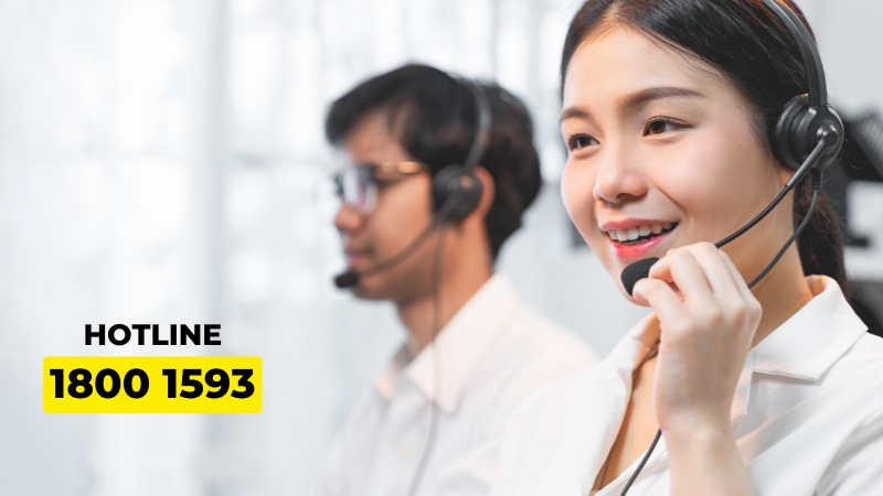 Liên hệ hotline tổng đài chăm sóc khách hàng Panasonic để được hỗ trợ