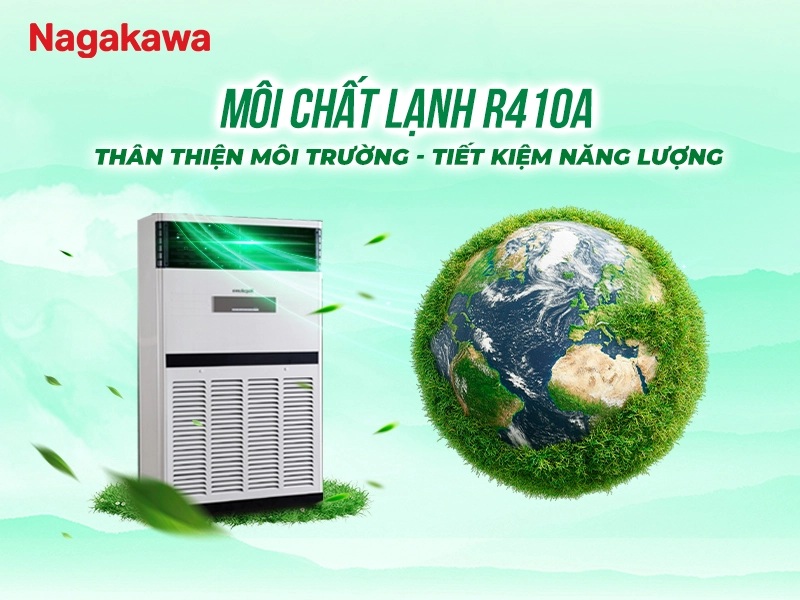 Máy Lạnh NP-C100R1T36 sử dụng gas R410A thân thiện môi trường