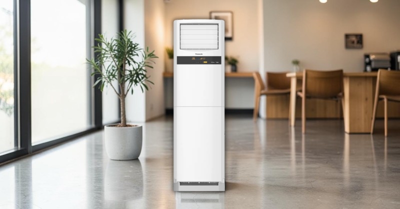 Máy Lạnh Tủ Đứng 3 HP S-24PB3H5 tinh tế, có bảng điều khiển mới