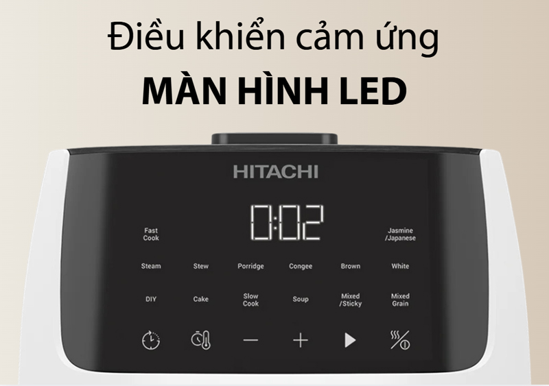 Nồi cơm điện Hitachi điều khiển cảm ứng