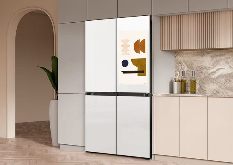 Tủ lạnh Bespoke RF65DB990012SV trắng thạch anh