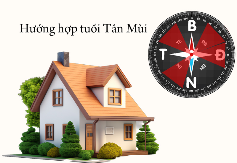 Chọn hướng nhà phù hợp cho tuổi Tân Mùi