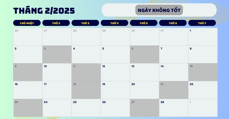 Những ngày không nên đi cắt tóc trong tháng 2/2025