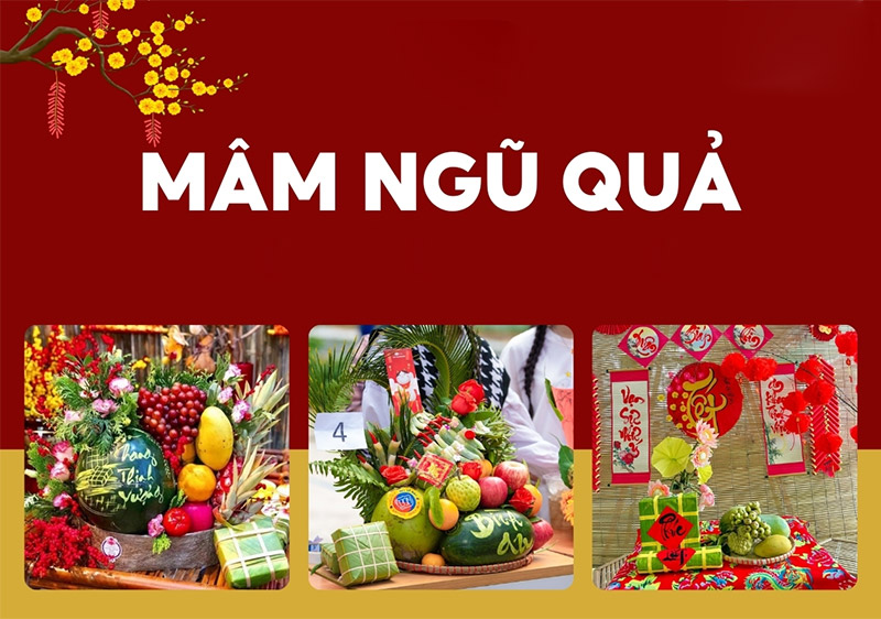 Bày mâm ngũ quả