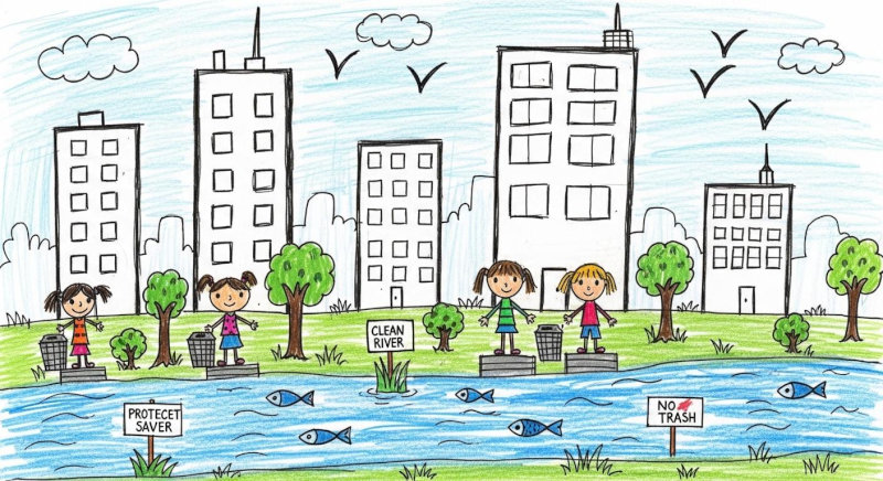 20 ý tưởng tranh vẽ giữ gìn nguồn nước sạch cho tương lai