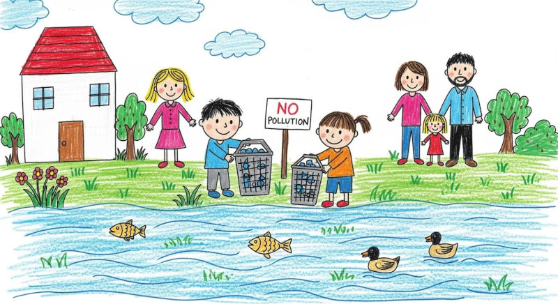 20 ý tưởng tranh vẽ giữ gìn nguồn nước sạch cho tương lai