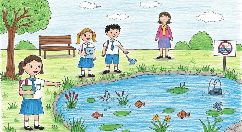 20 ý tưởng tranh vẽ giữ gìn nguồn nước sạch cho tương lai