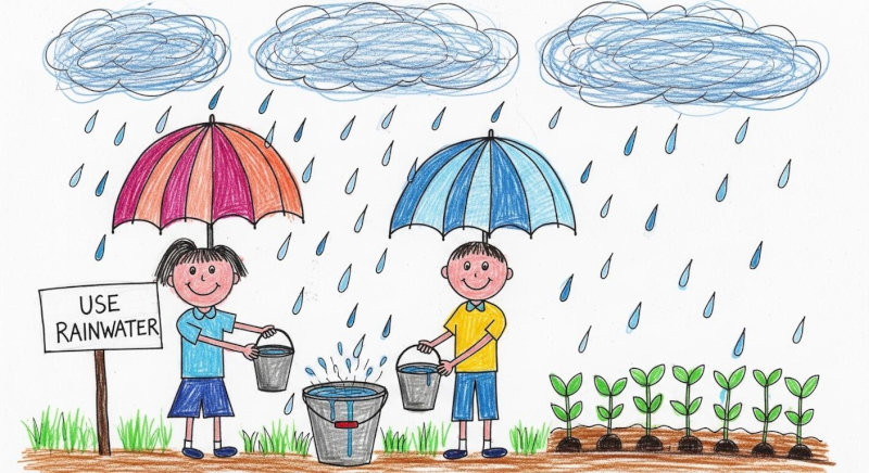 20 ý tưởng tranh vẽ tiết kiệm nước trong sinh hoạt hàng ngày