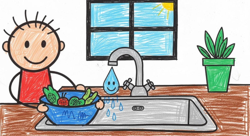 20 ý tưởng tranh vẽ tiết kiệm nước trong sinh hoạt hàng ngày