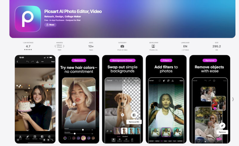 Biến hóa bầu trời biển đầy nghệ thuật với các công cụ của PicsArt