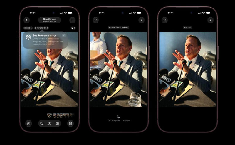 Apple Reference Image giúp người dùng chứng minh tính xác thực của ảnh chụp