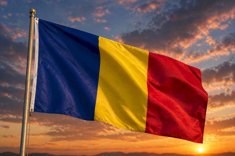 Ba dải màu dọc của cờ Romania gợi nhớ về lịch sử hào hùng của các công quốc cổ