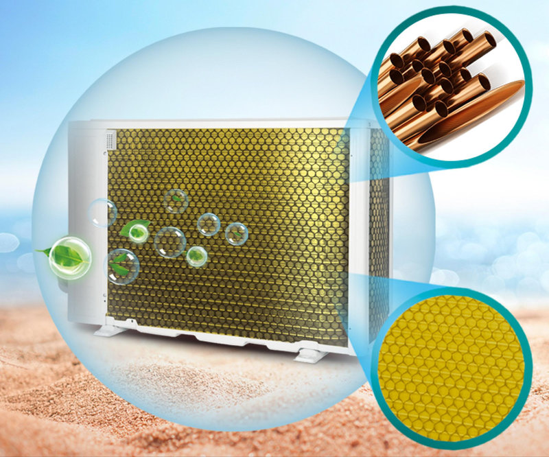 Bạn có thể yên tâm về độ bền của máy lạnh Hisense bởi thiết bị sở hữu lớp phủ GoldFin chống ăn mòn