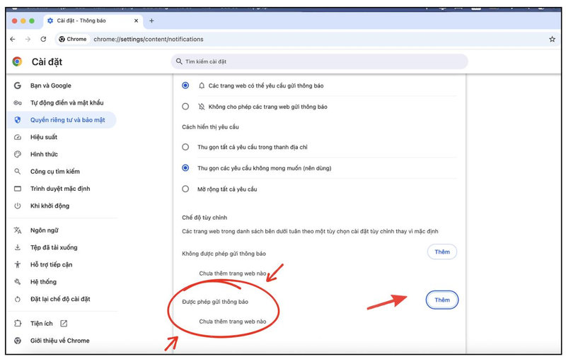 Bây giờ bạn có thể nhận thông báo từ các trang web yêu thích trực tiếp trên Google Chrome.