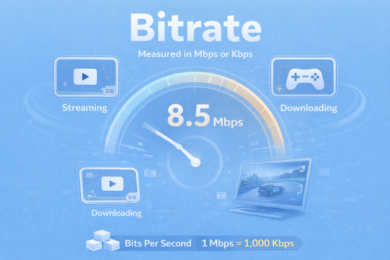 Bitrate là một trong những yếu tố cốt lõi quyết định chất lượng hình ảnh và âm thanh