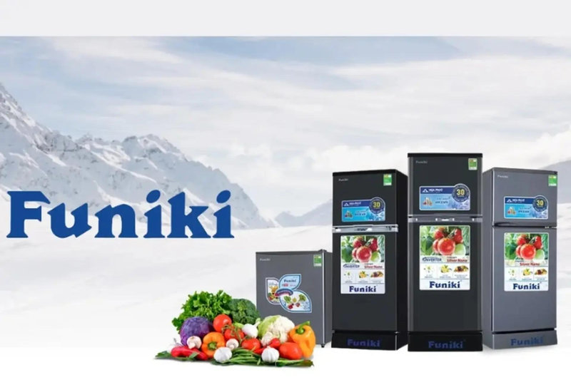 Các dòng tủ lạnh Funiki chính hãng mang phong cách thiết kế tối giản, bền bỉ và tiết kiệm điện