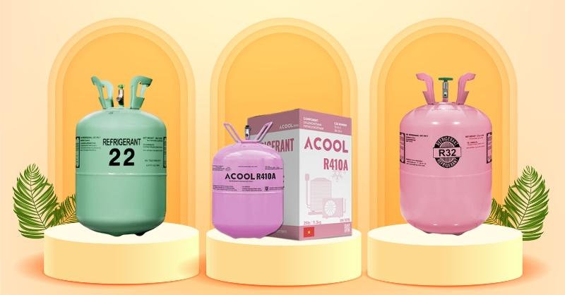 Các loại môi chất làm lạnh trên thị trường