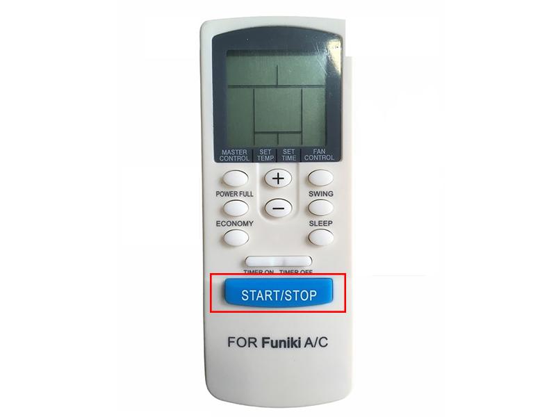 Cách bật/tắt điều hòa Funiki